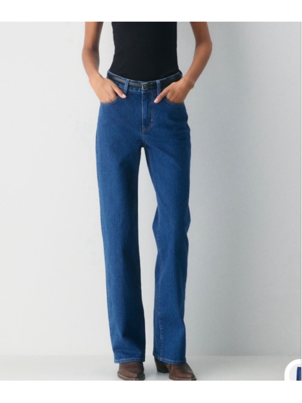 Aritzia Denim Forum Remy Wide Leg Jeans Blue Size 24